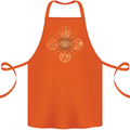 Celestial Elements Astrology Star Sign Cotton Apron 100% Organic Orange