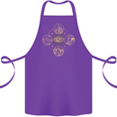 Celestial Elements Astrology Star Sign Cotton Apron 100% Organic Purple