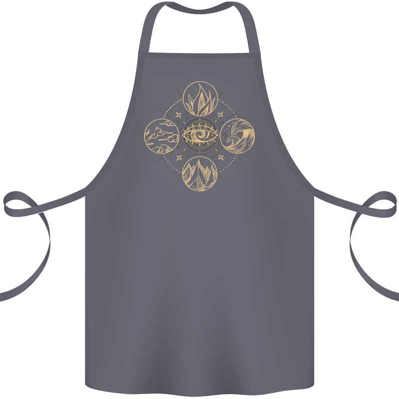 Celestial Elements Astrology Star Sign Cotton Apron 100% Organic Steel