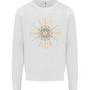 Celestial Elements Astrology Star Sign Kids Sweatshirt Jumper White