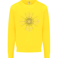 Celestial Elements Astrology Star Sign Kids Sweatshirt Jumper Yellow