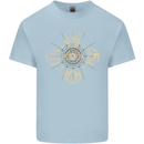 Celestial Elements Astrology Star Sign Kids T-Shirt Childrens Light Blue