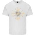 Celestial Elements Astrology Star Sign Mens Cotton T-Shirt Tee Top White