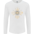 Celestial Elements Astrology Star Sign Mens Long Sleeve T-Shirt White