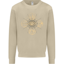 Celestial Elements Astrology Star Sign Mens Sweatshirt Jumper Sand