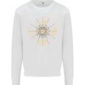 Celestial Elements Astrology Star Sign Mens Sweatshirt Jumper White