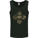 Celestial Elements Astrology Star Sign Mens Vest Tank Top Black
