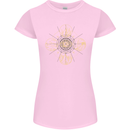 Celestial Elements Astrology Star Sign Womens Petite Cut T-Shirt Light Pink