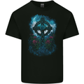 Celtic Cross in a Gothic Graveyard Mens Cotton T-Shirt Tee Top BLACK