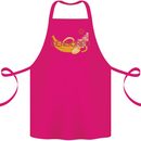 Censored Banana Funny Rude Sexy Cotton Apron 100% Organic Pink