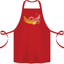 Censored Banana Funny Rude Sexy Cotton Apron 100% Organic Red