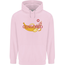Censored Banana Funny Rude Sexy Mens 80% Cotton Hoodie Light Pink