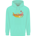 Censored Banana Funny Rude Sexy Mens 80% Cotton Hoodie Peppermint