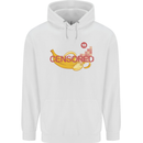 Censored Banana Funny Rude Sexy Mens 80% Cotton Hoodie White