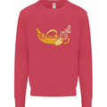 Censored Banana Funny Rude Sexy Mens Sweatshirt Jumper Heliconia