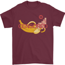 Censored Banana Funny Rude Sexy Mens T-Shirt Cotton Gildan Maroon
