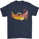 Censored Banana Funny Rude Sexy Mens T-Shirt Cotton Gildan Navy Blue