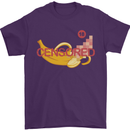 Censored Banana Funny Rude Sexy Mens T-Shirt Cotton Gildan Purple