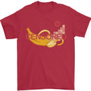 Censored Banana Funny Rude Sexy Mens T-Shirt Cotton Gildan Red