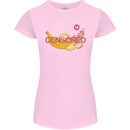 Censored Banana Funny Rude Sexy Womens Petite Cut T-Shirt Light Pink