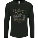 Challenge Legend Custom Chopper Motorbike Mens Long Sleeve T-Shirt Black