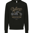 Challenge Legend Custom Chopper Motorbike Mens Sweatshirt Jumper Black
