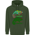 Chameleoff Chameleon Funny Off On Childrens Kids Hoodie Forest Green