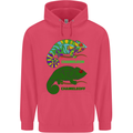 Chameleoff Chameleon Funny Off On Childrens Kids Hoodie Heliconia