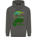 Chameleoff Chameleon Funny Off On Childrens Kids Hoodie Storm Grey