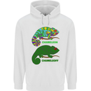Chameleoff Chameleon Funny Off On Childrens Kids Hoodie White