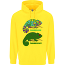 Chameleoff Chameleon Funny Off On Childrens Kids Hoodie Yellow