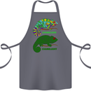 Chameleoff Chameleon Funny Off On Cotton Apron 100% Organic Steel