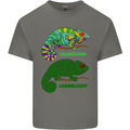 Chameleoff Chameleon Funny Off On Kids T-Shirt Childrens Charcoal