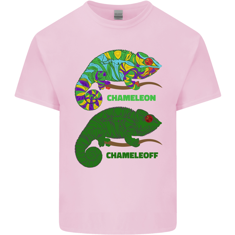 Chameleoff Chameleon Funny Off On Kids T-Shirt Childrens Light Pink