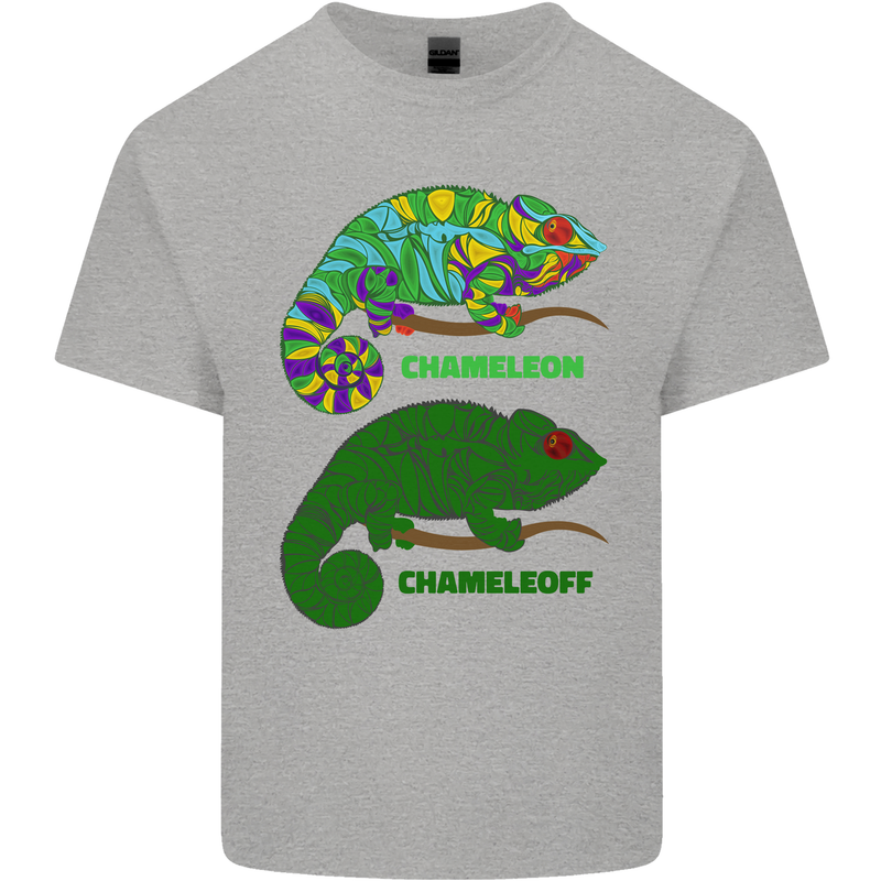 Chameleoff Chameleon Funny Off On Kids T-Shirt Childrens Sports Grey