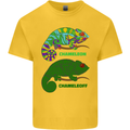 Chameleoff Chameleon Funny Off On Kids T-Shirt Childrens Yellow