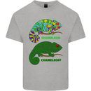 Chameleoff Chameleon Funny Off On Mens Cotton T-Shirt Tee Top Sports Grey