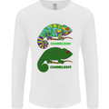 Chameleoff Chameleon Funny Off On Mens Long Sleeve T-Shirt White