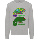 Chameleoff Chameleon Funny Off On Mens Sweatshirt Jumper Sports Grey