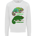 Chameleoff Chameleon Funny Off On Mens Sweatshirt Jumper White