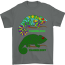Chameleoff Chameleon Funny Off On Mens T-Shirt 100% Cotton Charcoal