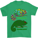 Chameleoff Chameleon Funny Off On Mens T-Shirt 100% Cotton Irish Green