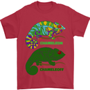Chameleoff Chameleon Funny Off On Mens T-Shirt 100% Cotton Red
