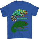 Chameleoff Chameleon Funny Off On Mens T-Shirt 100% Cotton Royal Blue