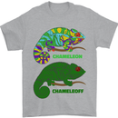 Chameleoff Chameleon Funny Off On Mens T-Shirt 100% Cotton Sports Grey