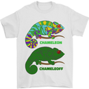 Chameleoff Chameleon Funny Off On Mens T-Shirt 100% Cotton White