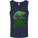 Chameleoff Chameleon Funny Off On Mens Vest Tank Top Navy Blue