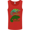 Chameleoff Chameleon Funny Off On Mens Vest Tank Top Red