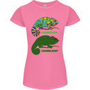Chameleoff Chameleon Funny Off On Womens Petite Cut T-Shirt Azalea