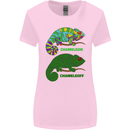 Chameleoff Chameleon Funny Off On Womens Wider Cut T-Shirt Light Pink
